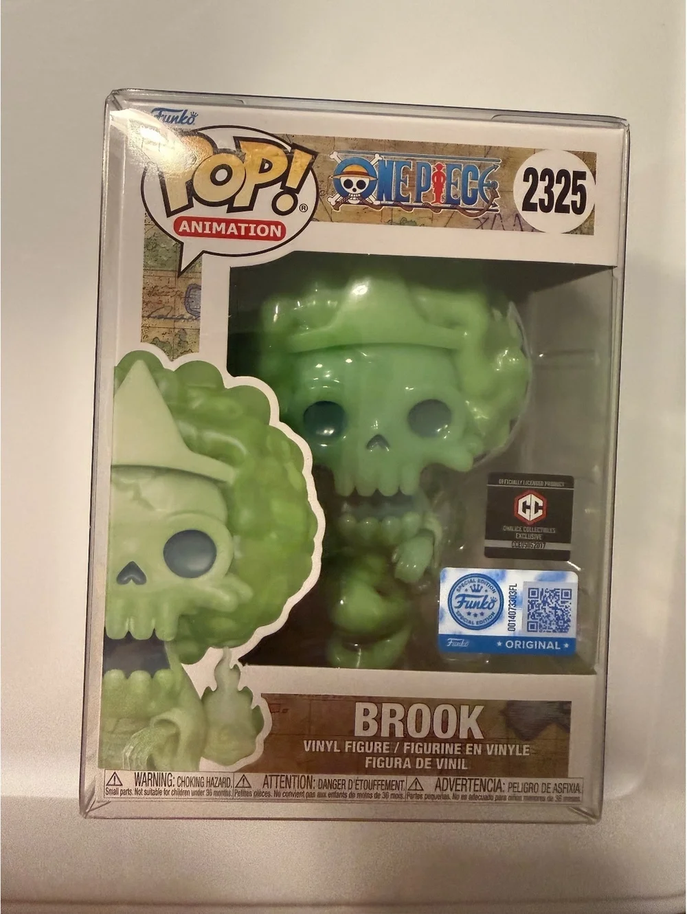 Funko Pop! Animation One Piece Brook #2325 Chalice Collectibles Exclusive